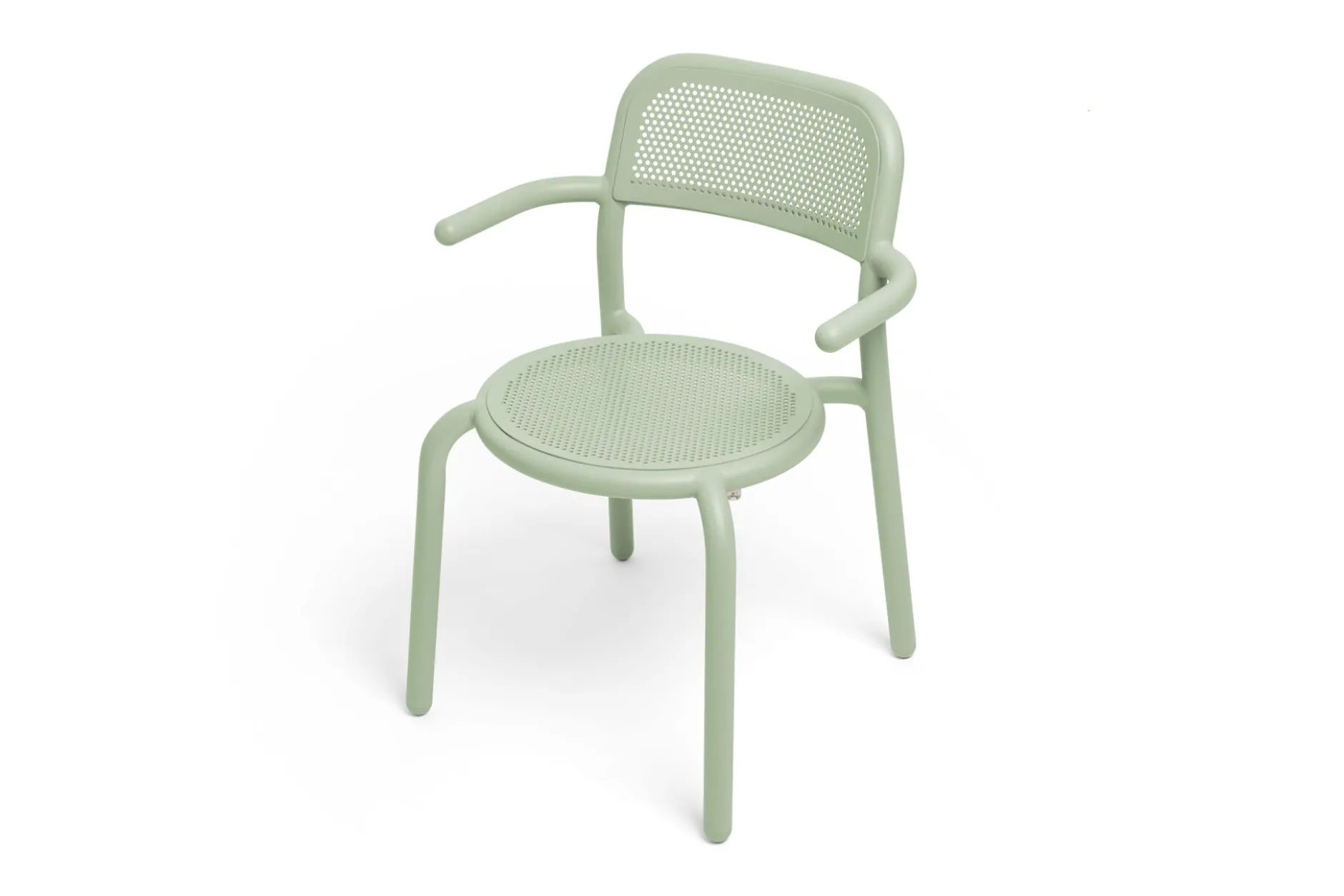 Toní Armchair Gartenstuhl mit Armlehne, grün, 59.5x54.5x80.5 cm
