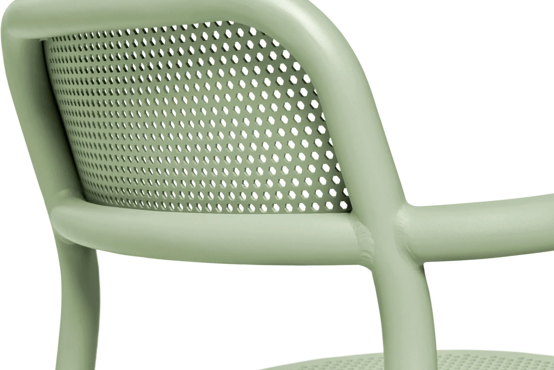 Toní Armchair Gartenstuhl mit Armlehne, grün, 59.5x54.5x80.5 cm