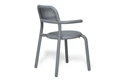 Toní Armchair Gartenstuhl mit Armlehne, grau, 59.5x54.5x80.5 cm