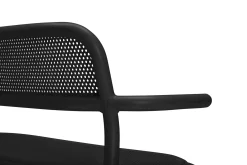 Toní Bankski Kleine Gartenbank, schwarz, 124x53.5x79 cm