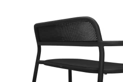 Toní Bankski Kleine Gartenbank, schwarz, 124x53.5x79 cm
