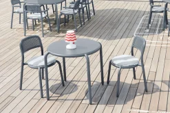 Toní Chair Gartenstuhl, grau, 51.5x54.5x80.5 cm