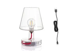 Transloetje Dimmable table lamp, durchsichtig, 16x16x22.5 cm