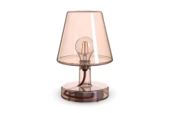 Transloetje Kabellose Tischlampe, braun, 16x16x22.5 cm