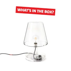 Trans-Parents Tischlampe, 32.7x32.7x50.5 cm
